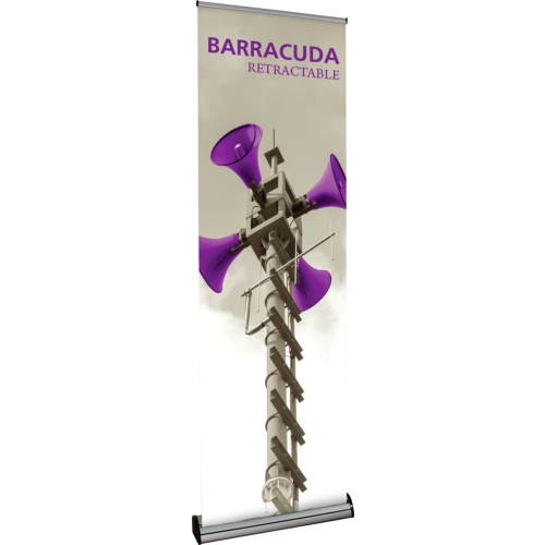 barracuda 600 retractable banner stand left