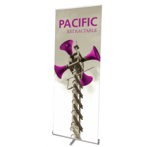 pacific 800 retractable banner stand right